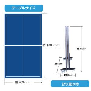 ティゴラ 卓球台 ミニサイズ コンパクト セパ...の詳細画像5