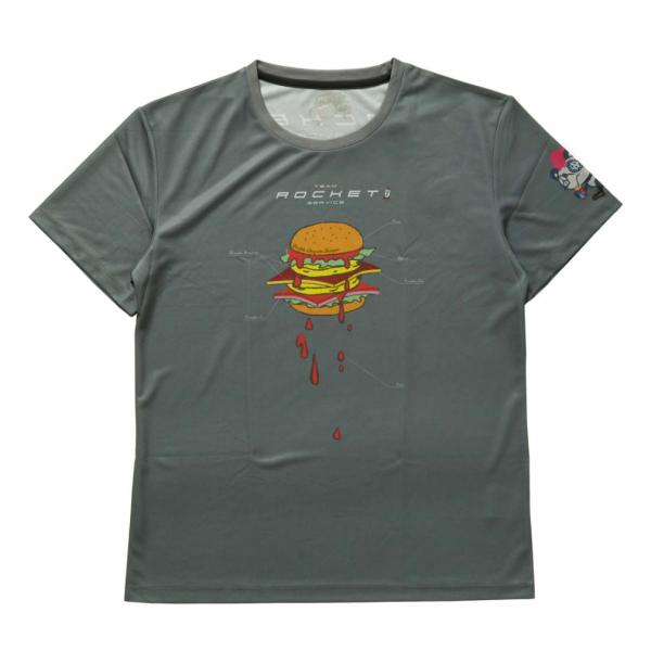 パンダーニ メンズ レディス 卓球 半袖Tシャツ ALPEN×Pandaniコラボ BURGER ス...