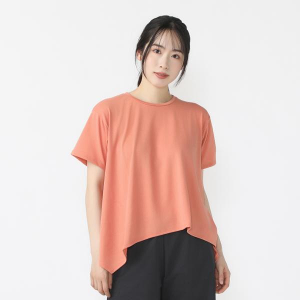 ダンスキン レディース フィットネス 半袖 Tシャツ ASYMMETRY FLARE TEE DC7...