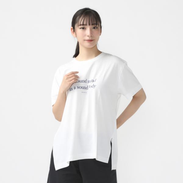 ダンスキン レディース フィットネス 半袖 Tシャツ PRINT H/S OVERSIZED TEE...