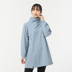 ダンスキン レディース フィットネス 半袖Tシャツ STRETCH DOUBLE WEAVE PULL OVER DC322308 SX ： サックスブルー DANSKIN