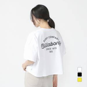 2024春夏 ビラボン レディース サーフ 半袖Tシャツ ARCH LOGO WIDE CROPPED TEE BE013225 BILLABONG｜alpen-group