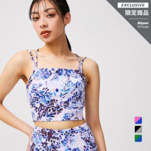 ナージー レディース スポーツブラ 総柄プリント...の商品画像