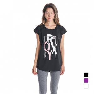 ロキシー レディース 半袖Tシャツ DREAM ON RST221535 スポーツウェア ヨガウェア ROXY