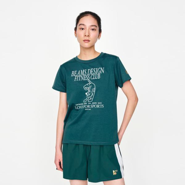 TIGORA by BEAMS DESIGN レディース 半袖 Tシャツ フィットネスグラフィックT...