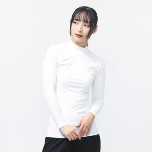 ティゴラ iCOOL アイクール 涼感ウェア レディース 長袖 コンプレッションインナー アイクール長袖モックネック TR-3F2026UT スポーツウェア ヨガウェア TIGORA