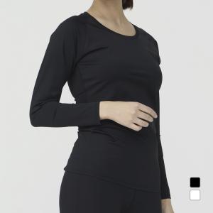 ティゴラ iCOOL アイクール 涼感ウェア レディース 長袖クルーネックコンプレッションインナー TR-3F2105UT スポーツウェア ヨガウェア TIGORA