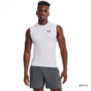 アンダーアーマー メンズ ノースリーブ コンプ...の詳細画像1