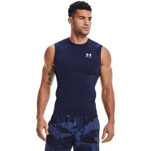 アンダーアーマー メンズ ノースリーブインナー UAヒートギアアーマー コンプレッション スリーブレス シャツ 1361522 410 ： ネイビー UNDER ARMOUR