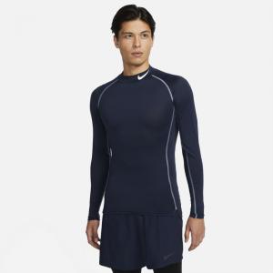 ナイキ メンズ 長袖コンプレッションインナー NP DF モック タイト L/S トップ DD1987 451 スポーツウェア ： ネイビー NIKE