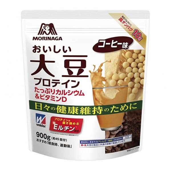 森永製菓 おいしい大豆プロテイン コーヒー味 900g ウイダー weider MORINAGA