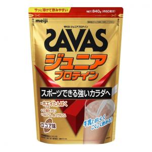 ザバス ジュニアプロテイン ココア味 840g 約60食分 CT1024 2631127 SAVAS｜alpen-group