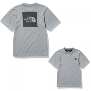 ノースフェイス メンズ ランニング 半袖Tシャツ S/S Jacquard Square Logo Crew（ジャカードスクエア） NT12192 Z : グレー THE NORTH FACE｜alpen-group