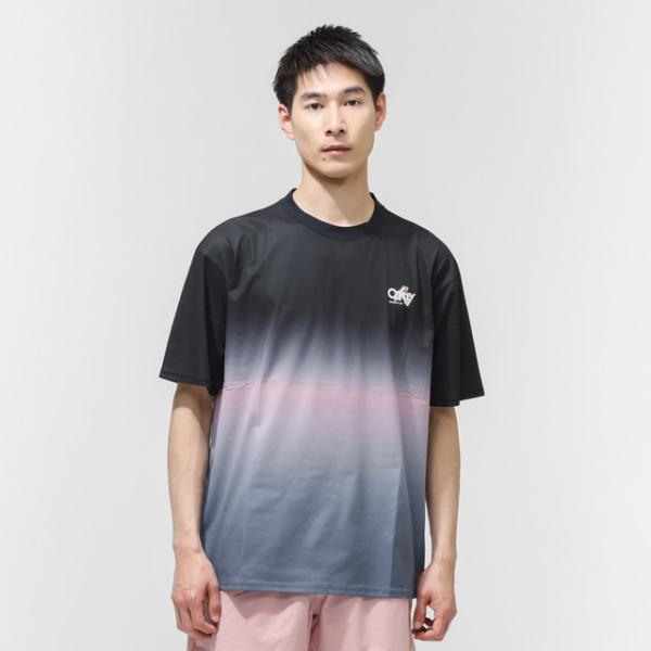 オークリー メンズ 陸上/ランニングウェア 半袖Tシャツ PURSUIT SUNSET TEE 4....