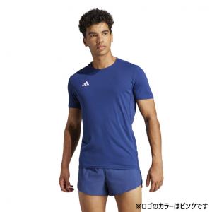 アディダス メンズ 陸上/ランニング 半袖Tシャツ アディゼロ エッセンシャルズ ランニング半袖Tシャツ IN1158 : ネイビー adidas｜alpen-group