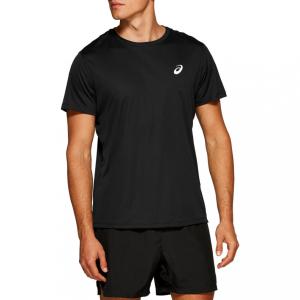 アシックス メンズ 陸上/ランニング 半袖Tシャツ ドライ半袖シャツ 2011C366 : ブラック asics｜アルペングループヤフー店