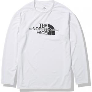 ノースフェイス メンズ 陸上 ランニング 長袖Tシャツ L/S Ampere Crew ロングスリーブアンペアクルー NT62074 W : ホワイト THE NORTH FACE