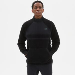 ニューバランス メンズ 陸上/ランニング ウインドブレーカー Q Speed シェルパ アノラック MT23285 : ブラック New Balance