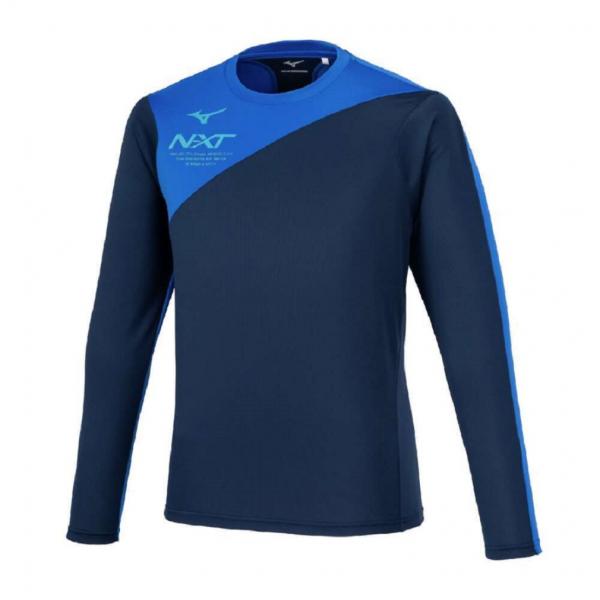 ミズノ メンズ 陸上/ランニング 長袖Tシャツ N-XTプラクティスTシャツ 長袖 陸上競技 U2M...