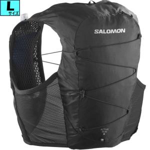 サロモン 陸上/ランニング バックパック ACTIVE SKIN 8 with flasks アクティブ スキン 8 セット LC1757900 : ブラック SALOMON