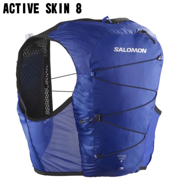 サロモン メンズ レディス ランニング バックパック ACTIVE SKIN 8 with flas...