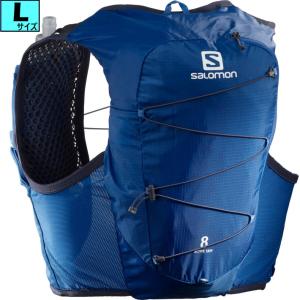 サロモン 陸上/ランニング バックパック ACTIVE SKIN 8 with flasks アクティブ スキン 8 セット LC1779600 : ブルー SALOMON
