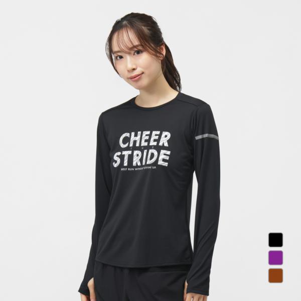 ティゴラ レディス 陸上/ランニング 長袖Tシャツ ランニング レディスグラフィック長袖Tシャツ T...