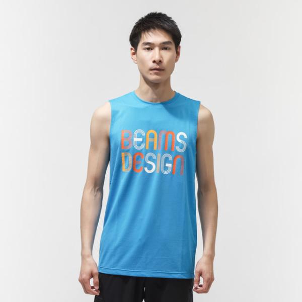 ティゴラバイビームスデザイン メンズ レディス 陸上/ランニング ノースリーブシャツ ランニングノー...