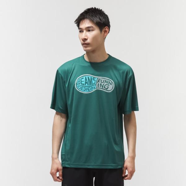 ティゴラバイビームスデザイン メンズ レディス 陸上/ランニング 半袖Tシャツ ランニンググラフィッ...