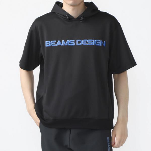 ティゴラバイビームスデザイン メンズ 陸上/ランニング 半袖Tシャツ テックハーフスリーブパーカ T...