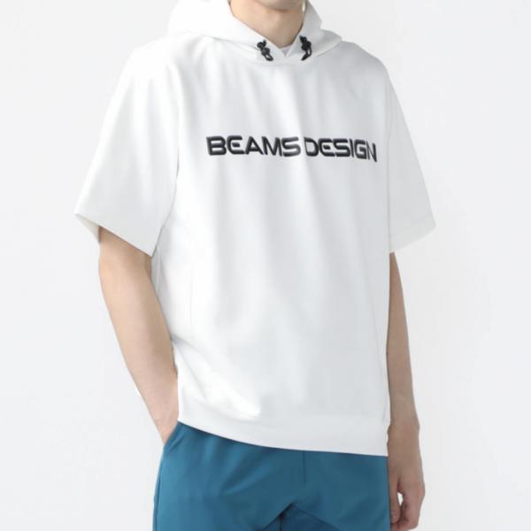 ティゴラバイビームスデザイン メンズ 陸上/ランニング 半袖Tシャツ テックハーフスリーブパーカ T...