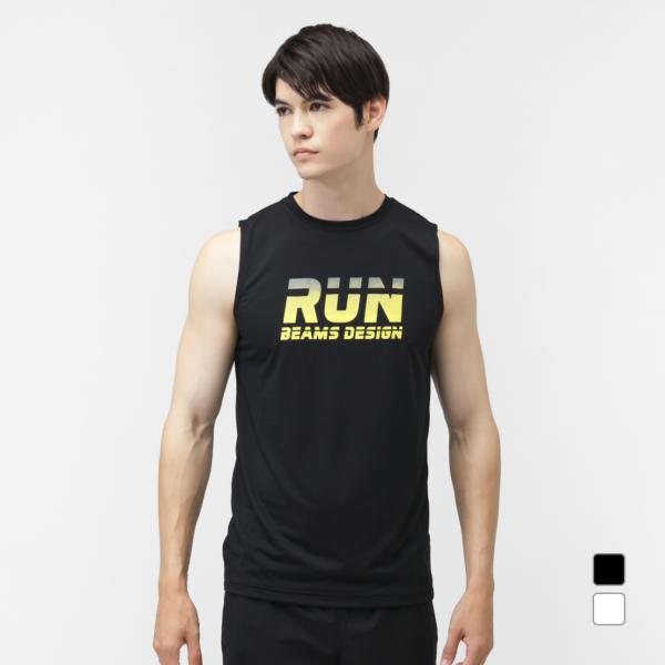 ティゴラバイビームスデザイン メンズ ランニング ノースリーブシャツ BEAMS DESIGN ラン...