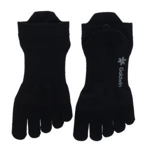 ゴールドウィン 陸上 ランニング ソックス 5Tアーチサポートショートソックス GC20302 BK 5本指 靴下 : ブラック GOLDWIN