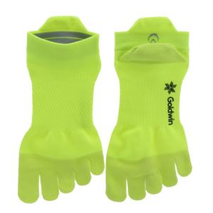 ゴールドウィン 陸上 ランニング ソックス 5Tアーチサポートショートソックス GC20302 FY 5本指 靴下 : フラッシュイエロー GOLDWIN