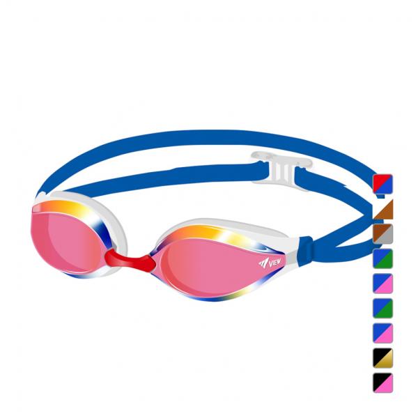 ビュー AILE レーシングゴーグル ミラータイプ V240SAMSKG エイル スイミングゴーグル...