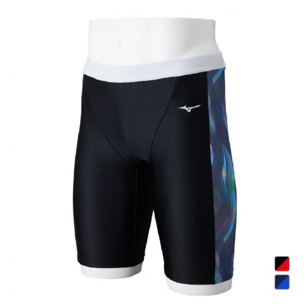 ミズノ メンズ 水泳 フィットネス水着 StrokeONE アクアフィットネス用ハーフスパッツ N2...
