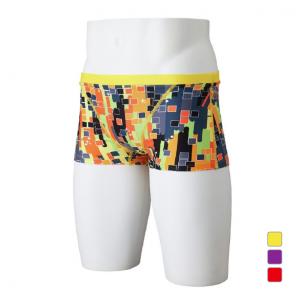【美品】mizuno 日体大 NSSU 競泳水着 ボックス ショートスパッツ 日体大 水着 ミズノ かなり大きい 2XOサイズ ボックス 水泳 NSSU