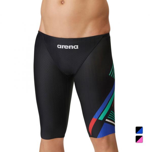 アリーナ メンズ 水泳 競泳水着 AQUARACING アクアレーシング スパッツ ハーフレッグ W...