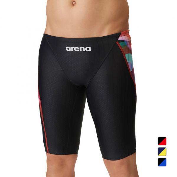 アリーナ メンズ 水泳 競泳水着 AQUARACING アクアレーシング スパッツ ハーフレッグ W...