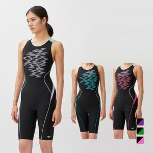 スピード レディス 水泳 フィットネス水着 Wave Break Loosen Kneeskin ウェーブブレイクルースンニースキン SFW12304 SPEEDO｜alpen-group