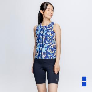 NIKE（ナイキ） レディス 水泳 フィットネス水着 SP26 プリント ジップ