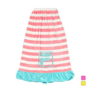 フィラ 裾フリルボーダー巻きタオル 123402 ジュニア キッズ・子供 水泳 ラップタオル FILA