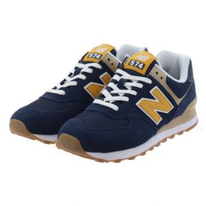 ニューバランス ML574 D SPF メンズ レディース スニーカー ： ネイビー×イエロー New Balance