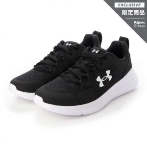 アンダーアーマー UA Essential 3022954 001 メンズ スニーカー アルペン スポーツデポ限定 ： ブラック×ホワイト UNDER ARMOUR