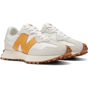 ニューバランス WS327 BY B レディース スニーカー ： ホワイト×オレンジ New Balance