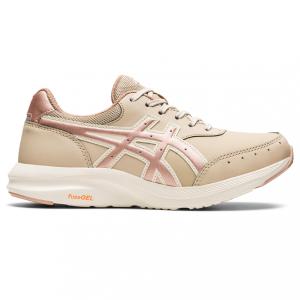 アシックス GEL-FUNWALKER 1292A053 250 レディース ウォーキングシューズ スニーカー ： ベージュ×ペールピンク asics｜alpen-group