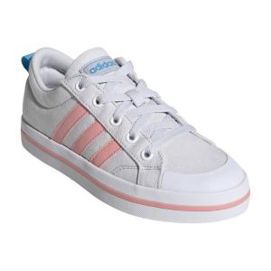 アディダス ブラバダスケート BRAVADASKATE K FV6533 ジュニア（キッズ・子供） スニーカー : ペールグレー×ピンク adidas