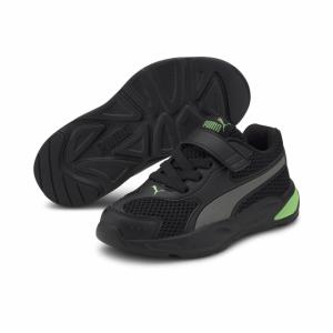 プーマ 90S ランナー メッシュ AC PS 90s Runner Mesh AC PS 372927 05 ジュニア スニーカー : ブラック PUMA