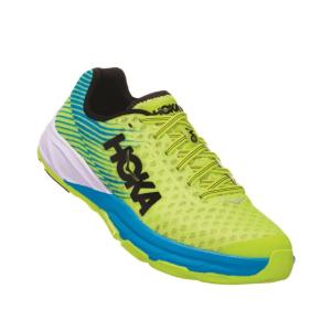 ホカオネオネ Evo Carbon Rocket 1100049 CCYN メンズ 陸上 厚底 ランニングシューズ ： イエロー×ブルー HOKA ONE ONE