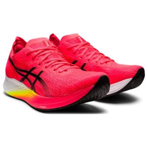 アシックス マジックスピード MAGIC SPEED 1011B026 650 メンズ 陸上 ランニングシューズ : レッド×ブラック asics